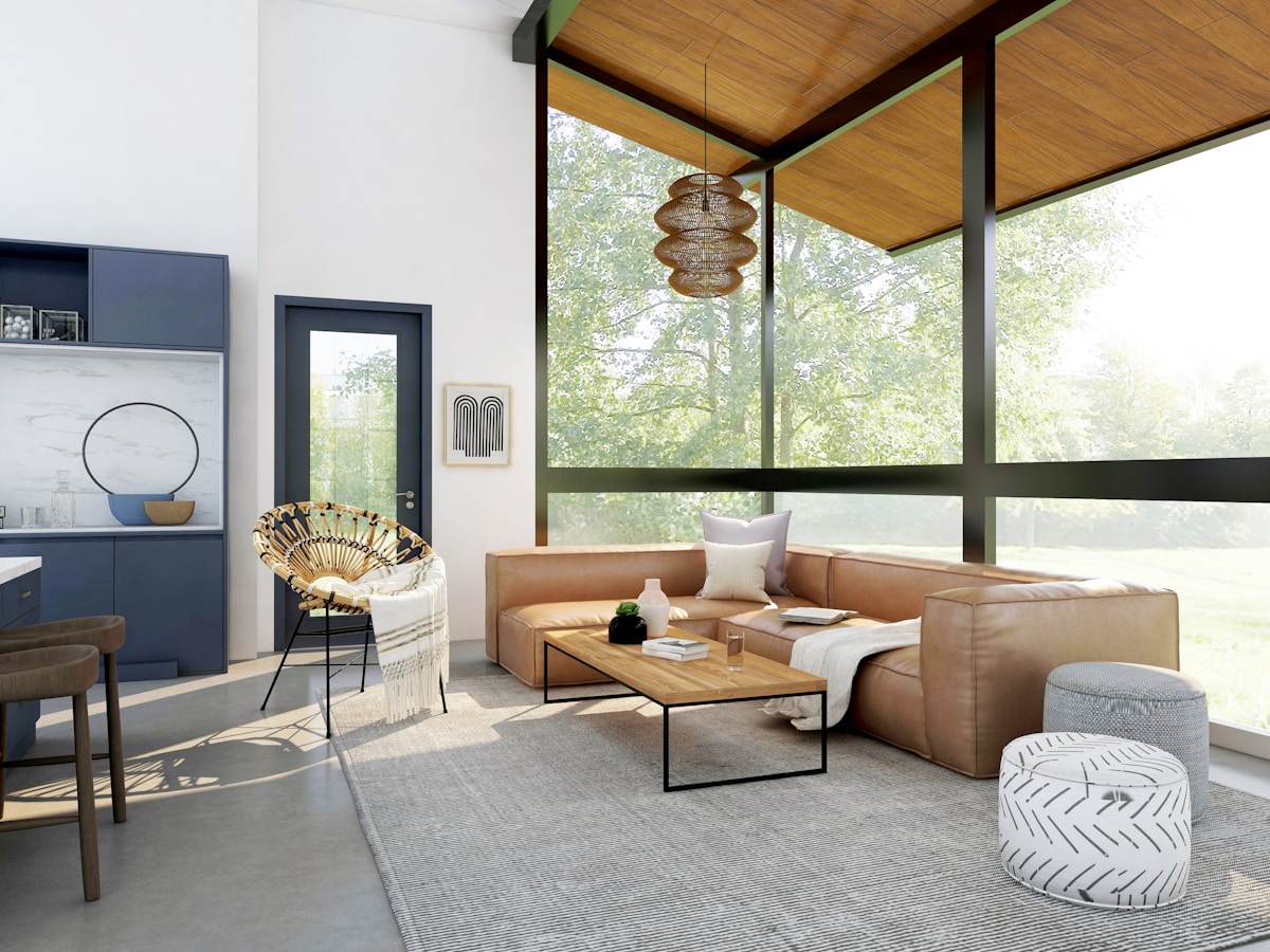 Open plan accessible living area in an Indus Ability SDA home